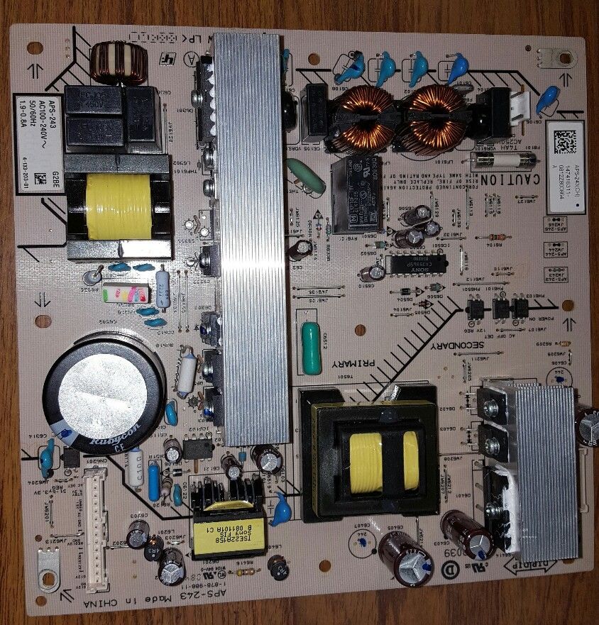 Sony Power Supply Board APS-243(CH) 1-474-163-11 1-474-163-21 31